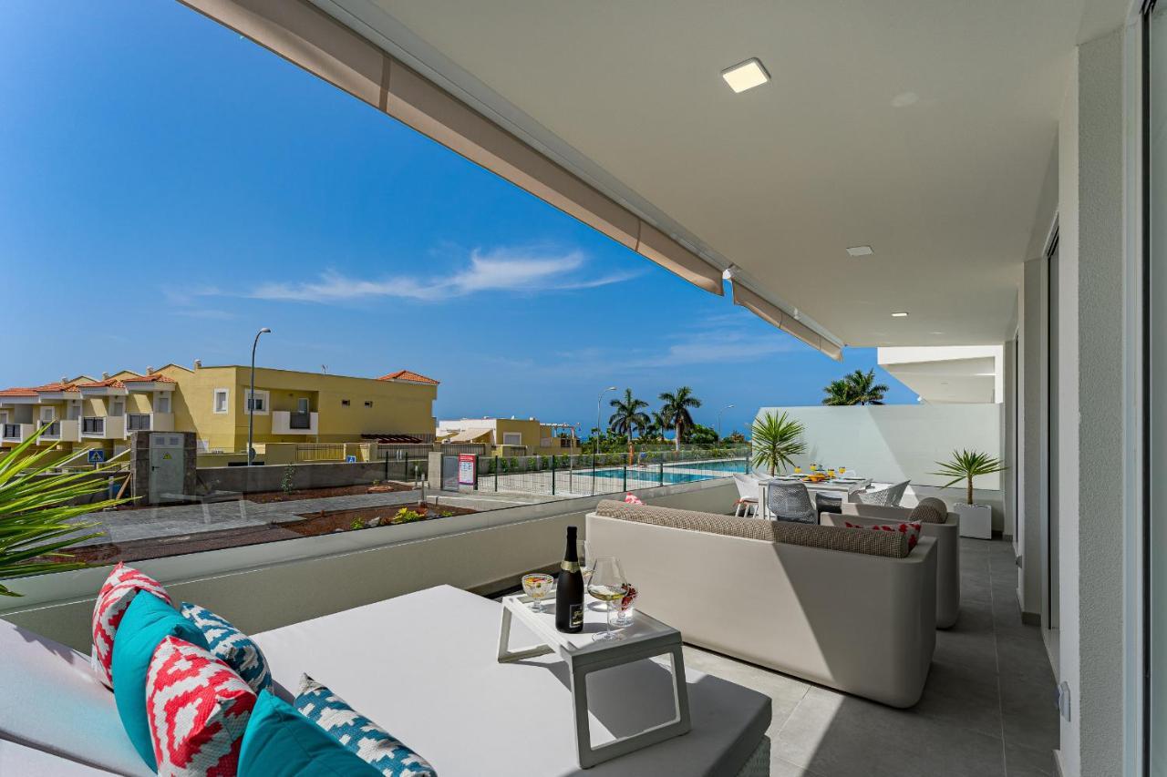Modern New Apartment Las Terrazas De Costa Adeje. Heated Pool, Big Terrace And Private Parking 외부 사진