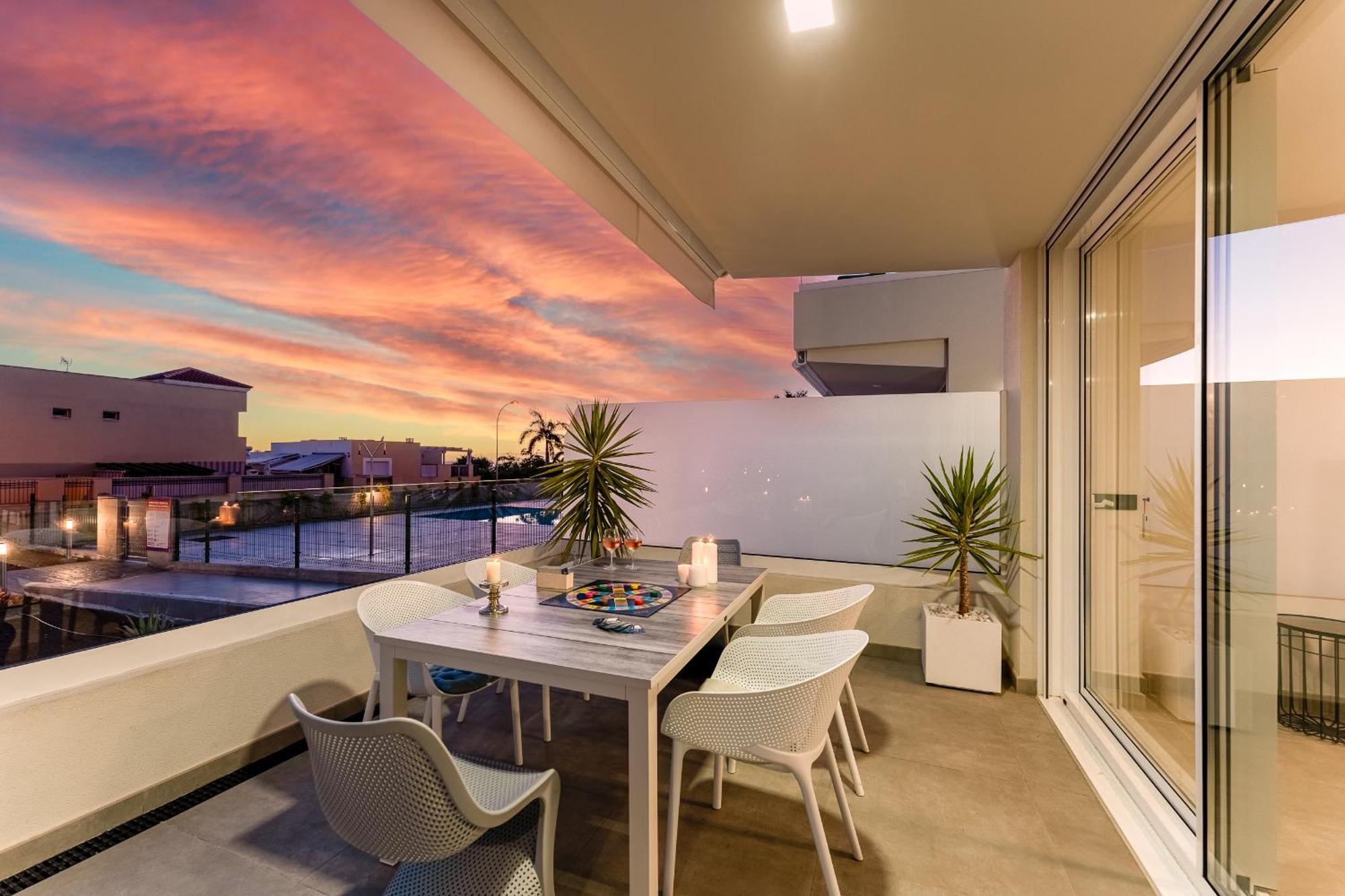 Modern New Apartment Las Terrazas De Costa Adeje. Heated Pool, Big Terrace And Private Parking 외부 사진